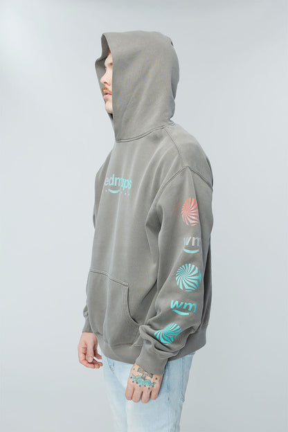 Geo Hooded Pullover