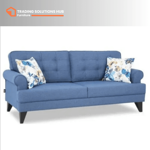 Three Seater Sofa blue New