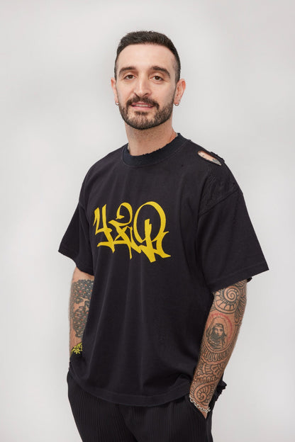 Bloom Distressed Tee