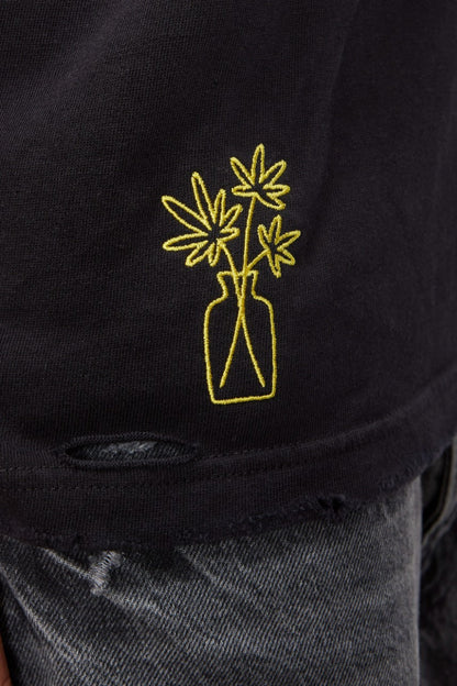 Bloom Distressed Tee
