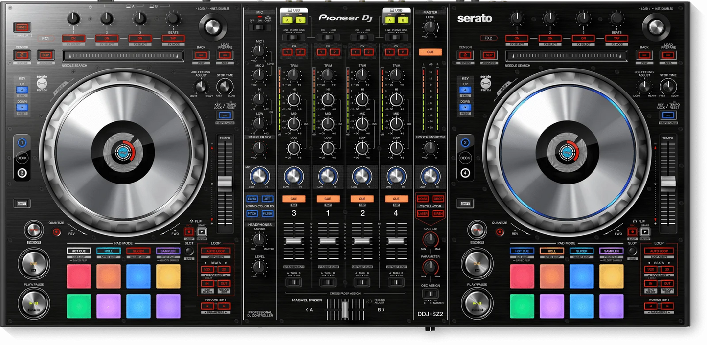 Pioneer DDJ-SZ2 Flagships 4-Channel Controllers for Serato DJ 1